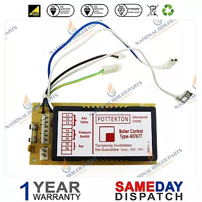 £40.70 • Buy Potterton Profile 30E 40E 50E 60E 80E 100E PCB 407677 See List Below