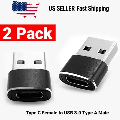 $2.85 • Buy 2 PCS USB C 3.1 Type C Female To USB 3.0 Type A Male Port Converter Adapter