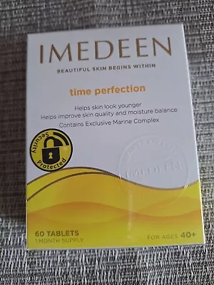 IMEDEEN Time Perfection Anti-Aging Remedy 60 Tabs EXP: 06/2026 1 Mth Supply NEW • £22.99
