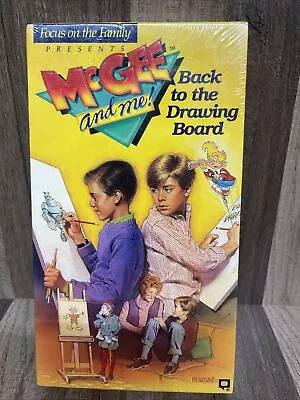 1994 VHS MCGEE AND ME BACK TO THE DRAWING BOARD Sealed Live Action 1990s Family • $9.99