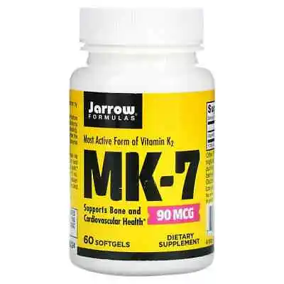 Jarrow Formulas MK-7 90 Mcg 60 Softgels • £44.99