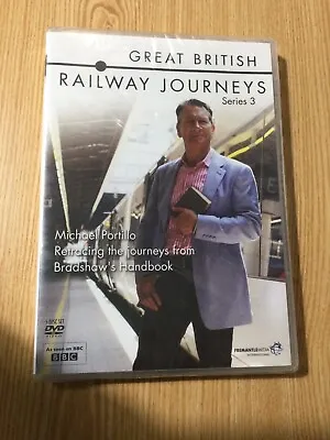 Great British Railway Journeys Series 3 NEW DVD BBC Michael Portillo • £4.99