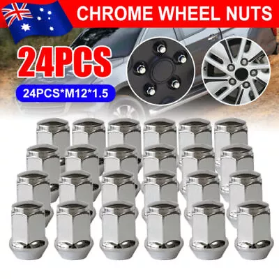 24Pcs M12x1.5 Wheel Nuts For FORD Ranger MITSUBISHI Triton MAZDA Bravo BT50 Mag • $32.99