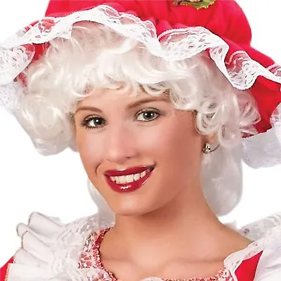 Fun World 8  Mrs. Santa Claus Christmas Wig Women Costume Accessory One Size • $19.49