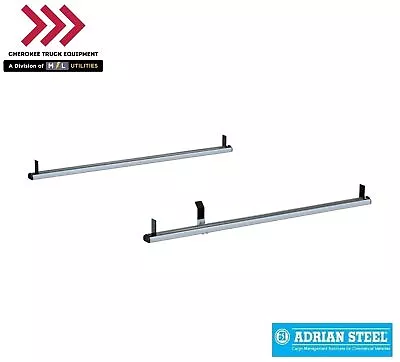 Adrian Steel 2B4W 2-Bar W/ 4  Uprights (4) White Full Size Van • $404.95