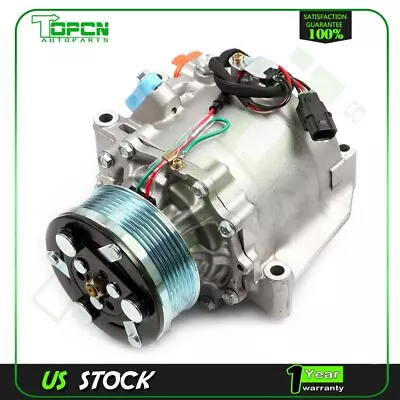 A/C AC Compressor W/ Clutch Fit For Honda Civic 1.8L 2006-2008 2009 2010 2011 • $111.62