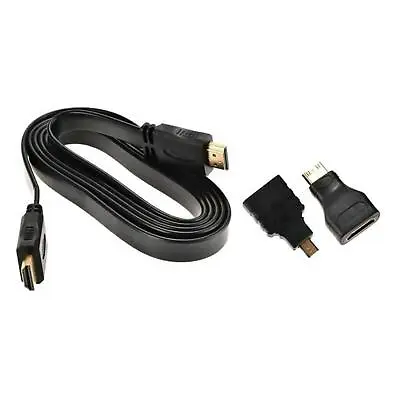 1080P HDMI Cable & HDMI To Mini & Micro Adaptor Kit Set For Android Tablet PC TV • $13.63