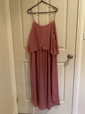 $15 • Buy Ripe Maternity Pink Dress Size Xl