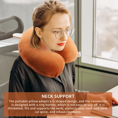 $38.98 • Buy Kids Adults Accessories U Shaped Memory Foam Gift Travel Pillow Cute Cartoon