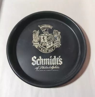 Vintage Schmidt's Philadelphia Round Plastic Beer Bar Serving Tray 13  • $9.49