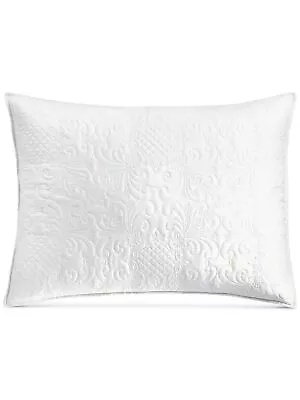 MARTHA STEWART White Patterned 20 X 26 In Sham • $9.99