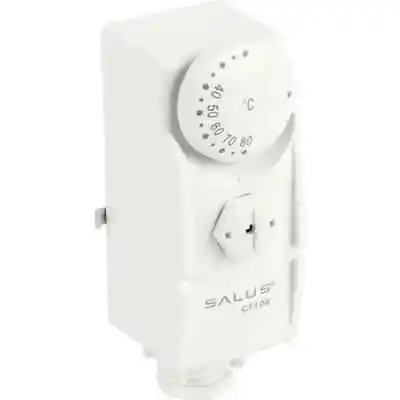 Salus CT100 Cylinder / Pipe Thermostat Surface Mounted Simple To Install - BNIB • £12.99