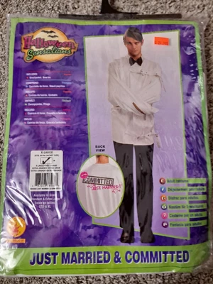 $29.99 • Buy Just Married & Committed Costume - Straight Jacket - Adult Plus Size XL