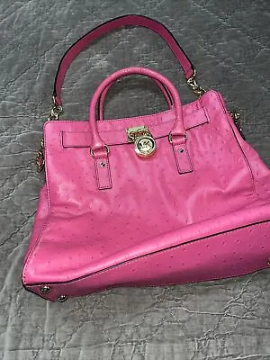 💥✨️Michael Kors Large Satchel Tote Saffiano Hand/Shoulder Bag Fuschia • $64