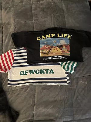 Odd Future Crop Large Multicolor Rap Music OFWGKTA Camping LOT • £28.50