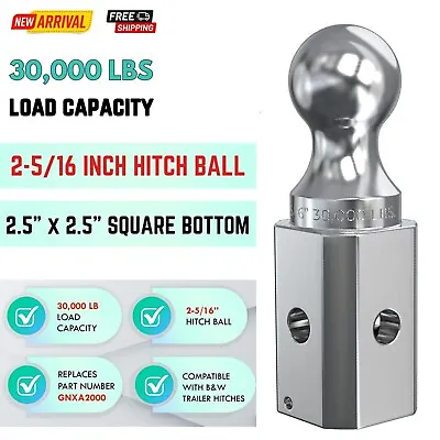 2-5/16  Gooseneck Tow-Hitch Ball For B&W Turnover Hitch Truck Bed Horse Trailer • $139.17