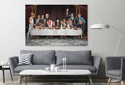 Rock Music Last Supper Classic Rock Singer Musician Art Painting Canvas Prints • $104.73