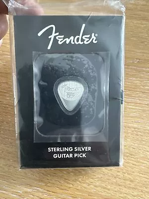 2021 5 Gram PAMP Suisse Sterling Silver Fender Guitar Pick .925 Fine • £65