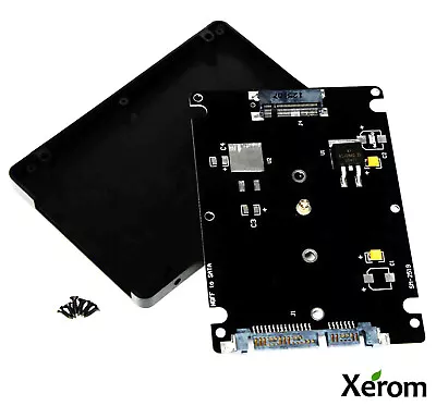 $10.99 • Buy M.2 SSD NGFF (B Key) To 2.5  SATA 7mm HDD Enclosure Case Adapter Converter