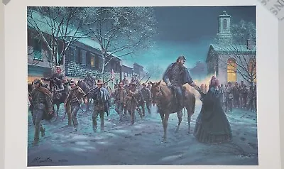 Mort Kunstler  A Fleeting Moment  Print-Ltd Ed SIGNED #405/1150 • $325