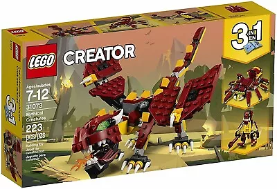 Lego Creator 31073 MYTHICAL CREATURES 3in1 Spider Troll Dragon NEW SEALED • $49