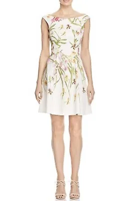 Karen Millen Atelier Limited Edition Lily Print Dress. US4/ UK8. • $145.99