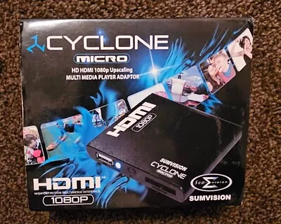 CYCLONE MICRO HD HDMI 1080p Upscaling MULTI MEDIA PLAYER Adapter  • £30