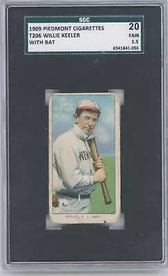 1909 T206 242 Keeler (with Bat) SGC 1.5 658277  • $509