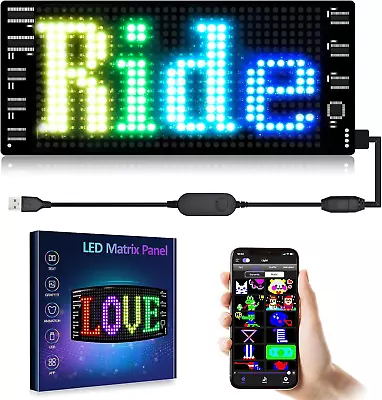 Light Signs For CarProgrammable LED SignFlexible Digital SignControl • $48.88