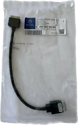 £6.99 • Buy Mercedes Media Cable Lead Connection Mi2 IPod A0038270204 Sealed Benz Car