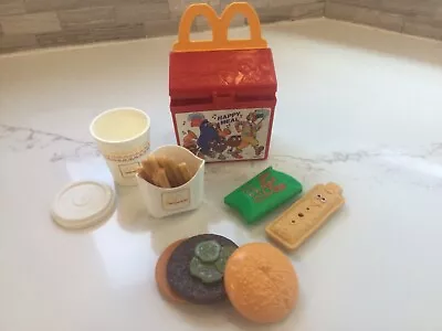 Fisher Price Fun With Food COMPLETE McDonalds Happy Meal Set #2155 • $95