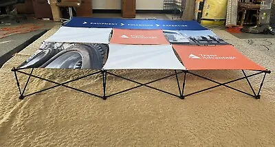 Portable 7'5”x7' 5”Tension Fabric Pop-up Display Stand And Trans Advantage Add. • $150