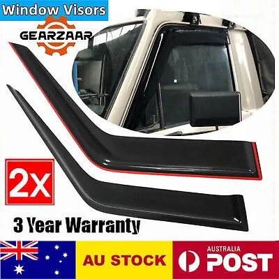 BEST Weathershields Fit For Toyota Landcruiser 70 76 78 79 Series Window Visors • $44.98