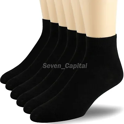 For Mens Womens Ankle Low Cut Quarter Cotton Athletic Sports Running Socks 9-13 • $5.99