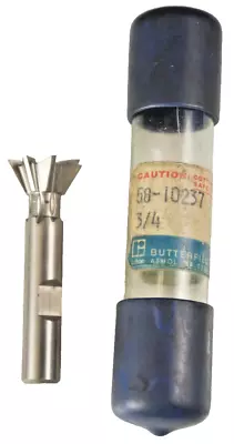 3/4  60 Degree Hss Dovetail Cutter 1/2  Shank  Made In Usa!!  Butterfield • $25
