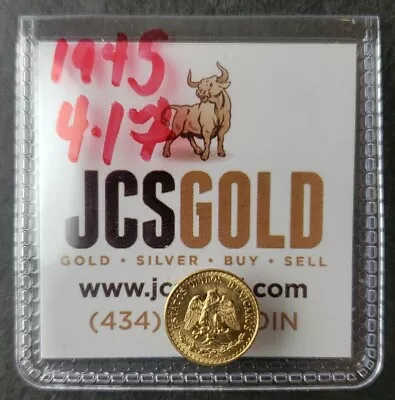 1945 Mexico Two Pesos Gold Coin • $114.25