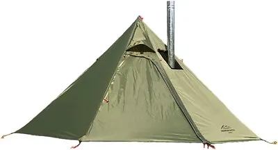 Camping Tent 3 Person Fire Retardant Stove Jack Flue Pipes Tipi Hot Yard Shelter • $112.99