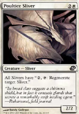 POULTICE SLIVER X4 4 4X Planar Chaos MTG Magic The Gathering Cards DJMagic • $4.39