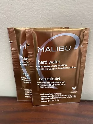 Malibu C 2000 Hard Water Weekly Demineralizer Treatment 2 Pack~fresh • $11.95