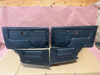 BMW E30 325e M3 320I Interior Door Lining Panel Black Set OEM 172K Miles • $428.40