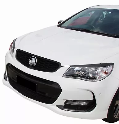 Holden VF Commodore Headlight Eyelids Eyebrows Eyelid Eye Lid BLACK PAIR NEW • $29.20