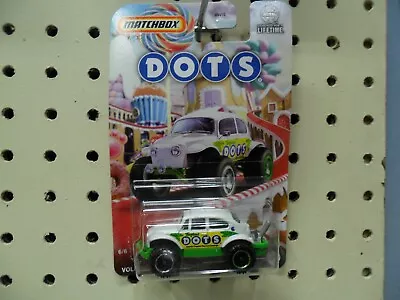 2024 Matchbox Candy Series White Volkswagen Bettle 4x4   (dots)      6/6 • $2.50