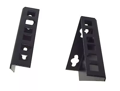 £12.50 • Buy 2U 19  Rack Bracket For WALLMOUNT VERTICAL HANG Or DESKTOP/SURFACE MOUNT