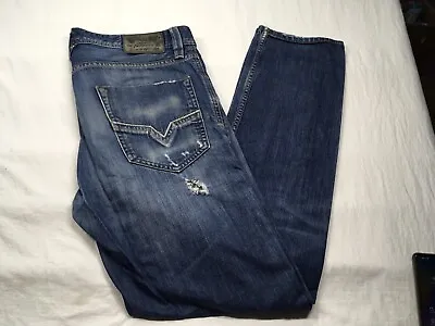 £27.50 • Buy Diesel Larkee-t Denim Jeans, 32/32 Very Nice Used Jeans. Distressed Jeans.
