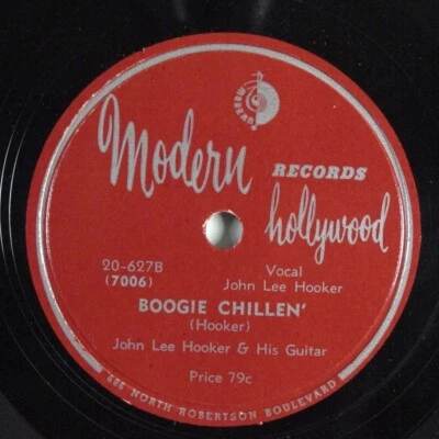 $11.50 • Buy Blues 78 JOHN LEE HOOKER Boogie Chillen' MODERN 20-627 E HEAR 655