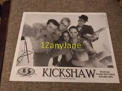 P350 Band 8x10 Press Photo PROMO MEDIA KICKSHAW PACIFIC RIM TALENT • $14.15