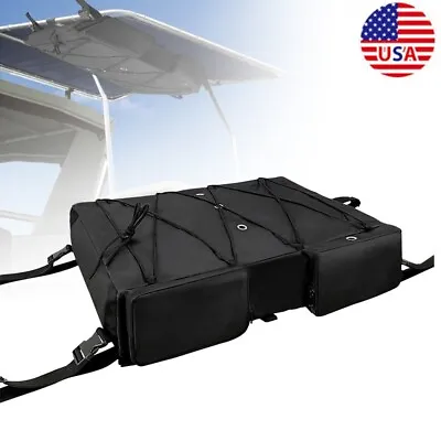 Waterproof Boat T-Top Storage Bag Overhead T-Bag Holds 4 Type II Life Jackets • $41.99