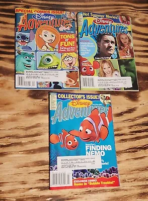 Disney Adventures Magazine Lot Of 3 April 2003 May 2003 June/July 2003 • $13