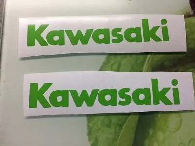 £1.95 • Buy Kawasaki Tank Fairing Decals Stickers X 2 Motorbike