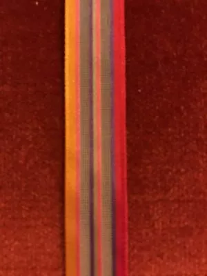 £1.25 • Buy Clearance Stephanoise Striped Organza Ribbons Various Width Sold Per Metre Pp018